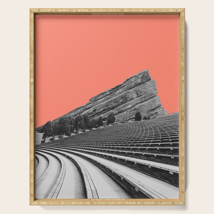 Red Rocks Amphitheater  Serving Tray Gallery Image 1