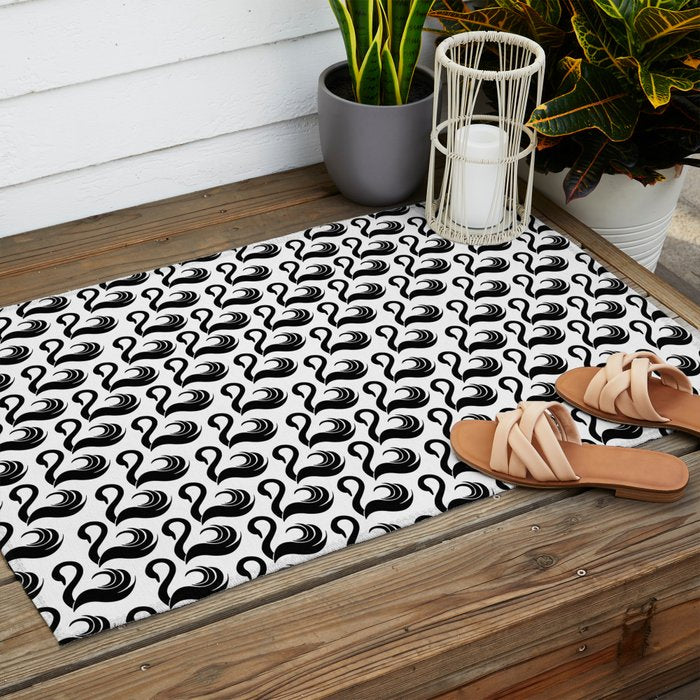 The Sign of the Swan Outdoor Rug Gallery Image 2