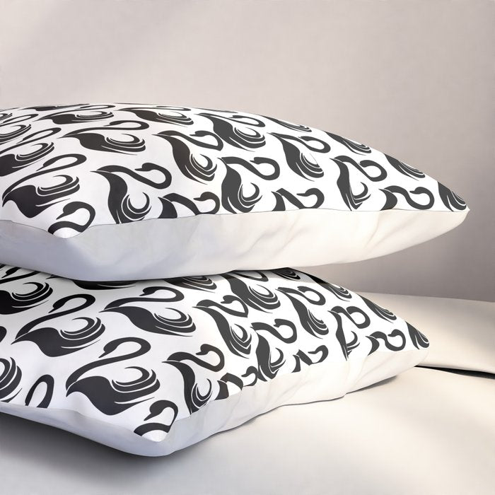 The Sign of the Swan Pillow Sham Gallery Image 3