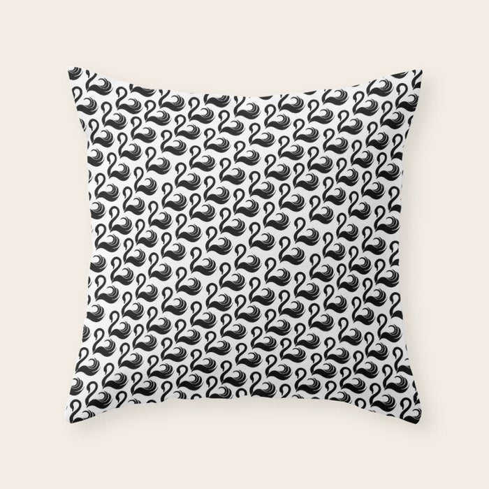 The Sign of the Swan Throw Pillow Gallery Image 6