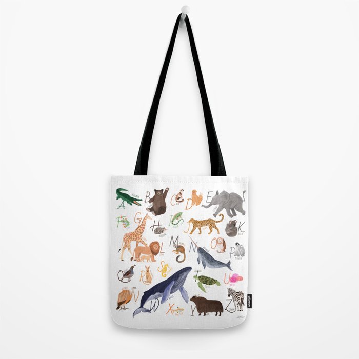 Animal Alphabet Tote Bag Gallery Image 2