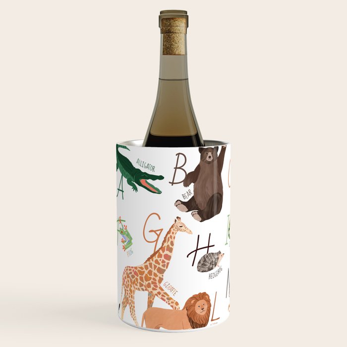Animal Alphabet Wine Chiller Gallery Image 2