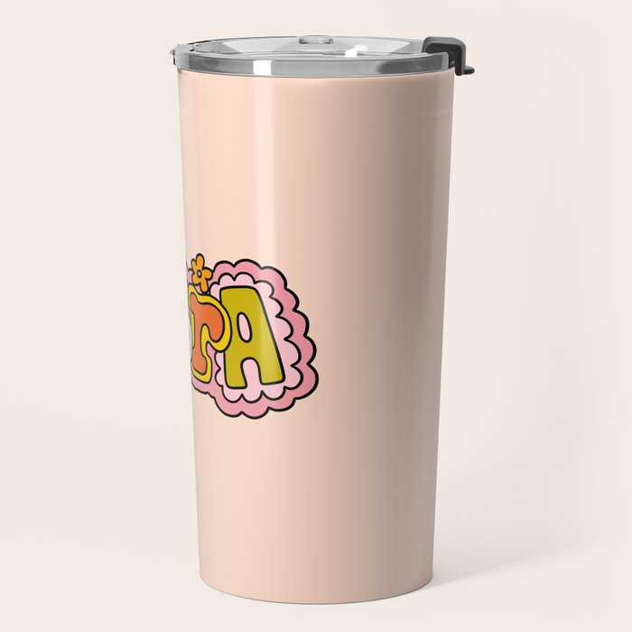 Libra Doodle Letters Travel Mug Gallery Image 2