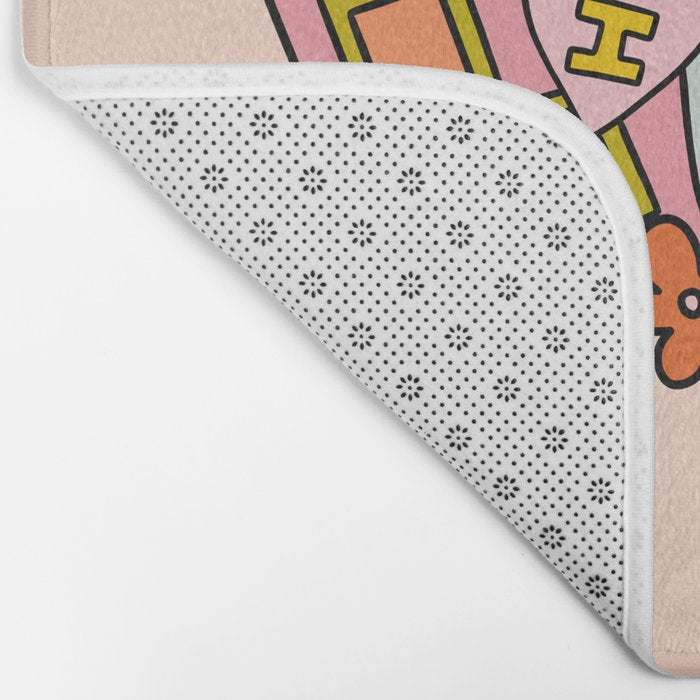 Libra Doodle Letters Bath Mat Gallery Image 2
