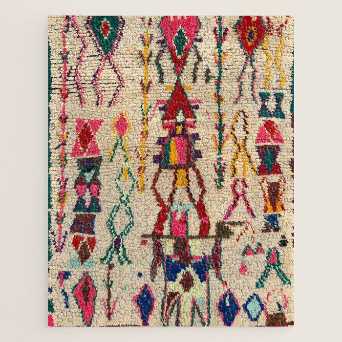 Moroccan Carpet Artwork Jigsaw Puzzle Gallery Image 1