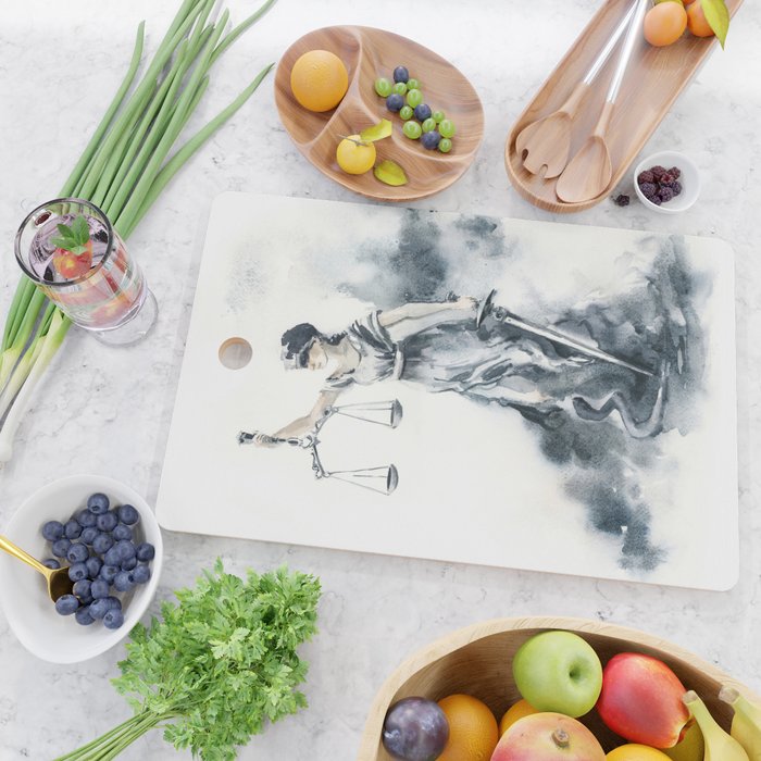 Lady Justice Cutting Board Gallery Image 2