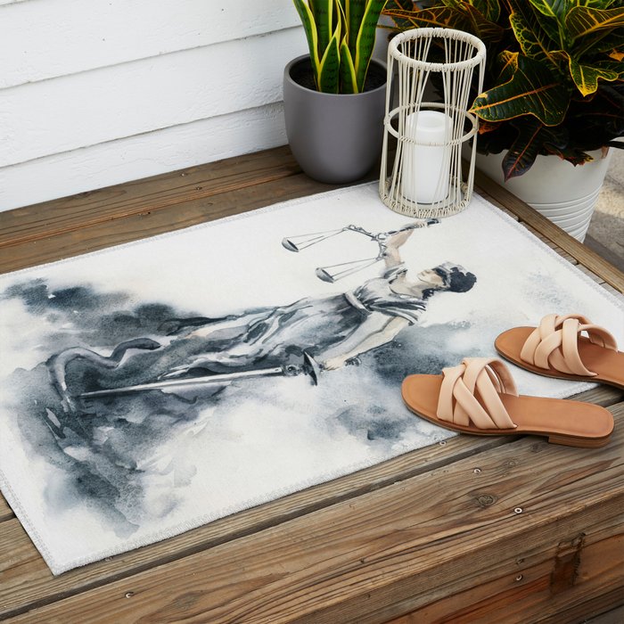 Lady Justice Outdoor Rug Gallery Image 2