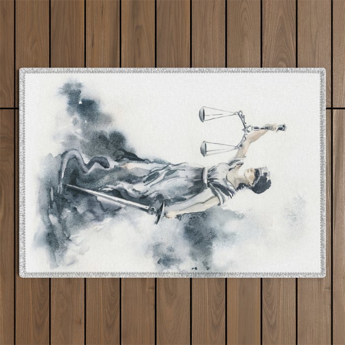 Lady Justice Outdoor Rug Gallery Image 1