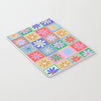 Checkered Flower Pattern  Notebook Gallery Image 3