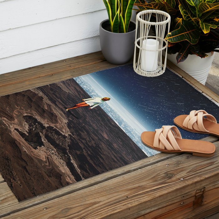 I Thought I was getting closer to You  Outdoor Rug Gallery Image 2