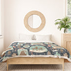 Gingerbread Village Duvet Cover Gallery Image 3