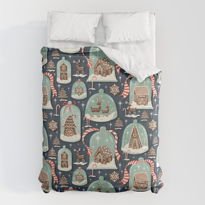 Gingerbread Village Duvet Cover Gallery Image 6