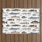 A Few Freshwater Fish Outdoor Rug Gallery Image 1
