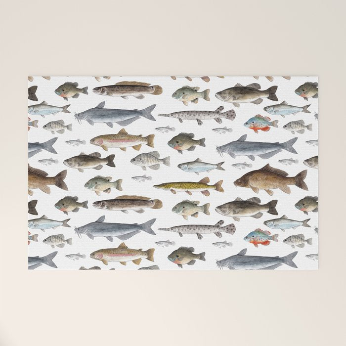 A Few Freshwater Fish Welcome Mat
