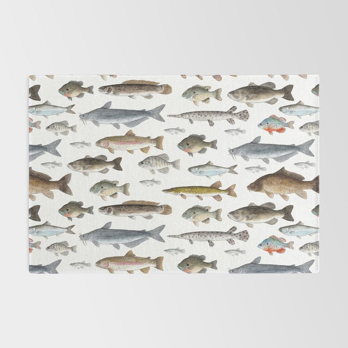 A Few Freshwater Fish Rug Gallery Image 2
