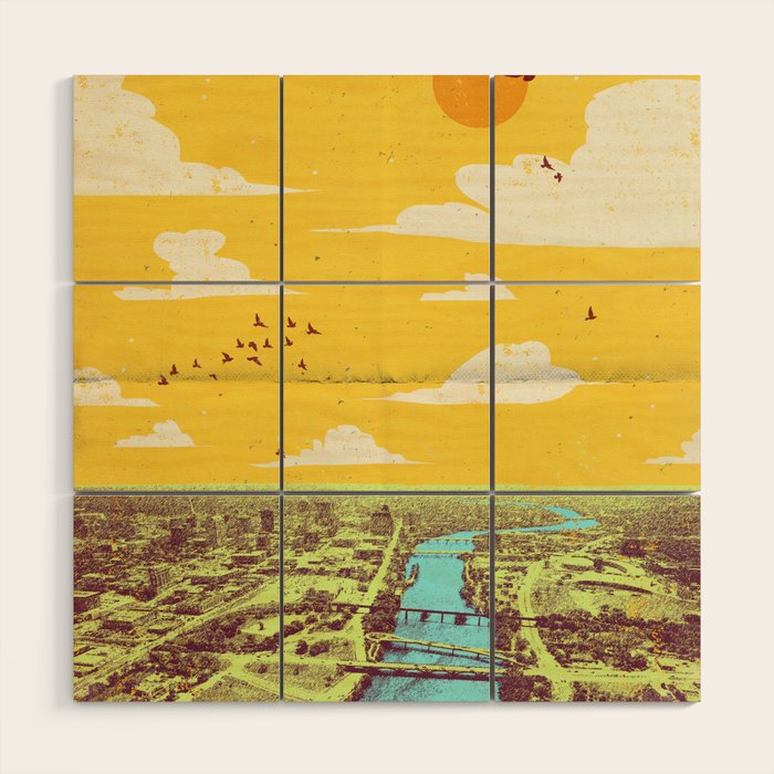 AUSTIN, TEXAS Wood Wall Art Gallery Image 1