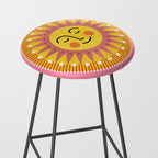 Smiling Sleeping Sun Face Stool Gallery Image 2
