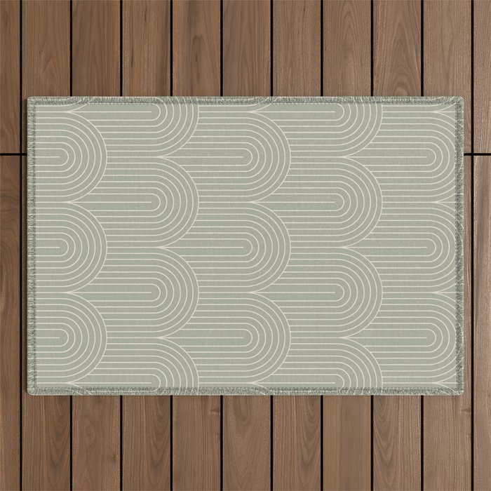 Art Deco Arch Pattern XLIII Outdoor Rug Gallery Image 1