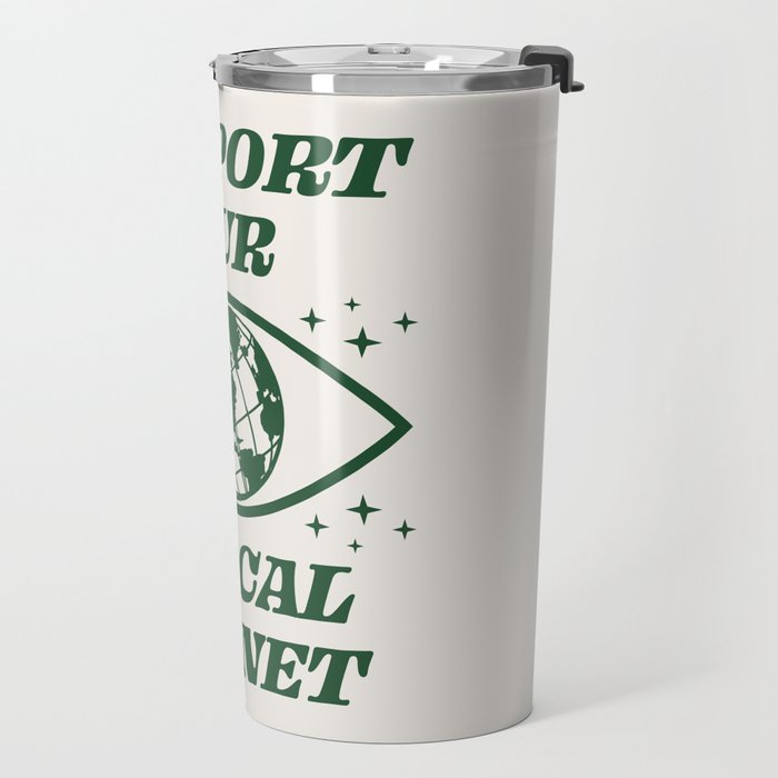 Support your Local Planet Travel Mug Gallery Image 2