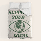 Support your Local Planet Comforter Gallery Image 6