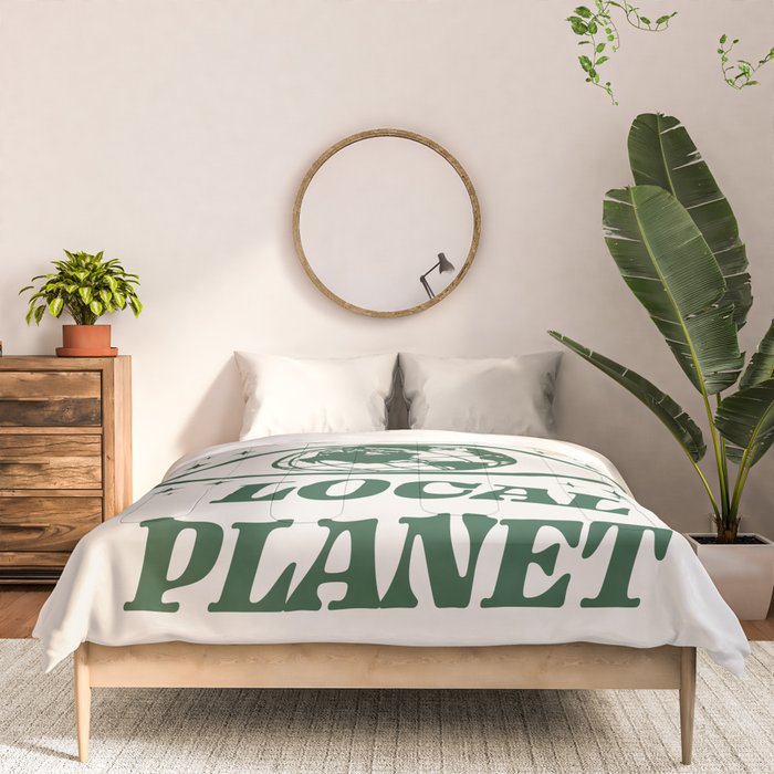 Support your Local Planet Comforter Gallery Image 3