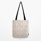 Fun colorful abstract organic shape art pattern Tote Bag Gallery Image 2