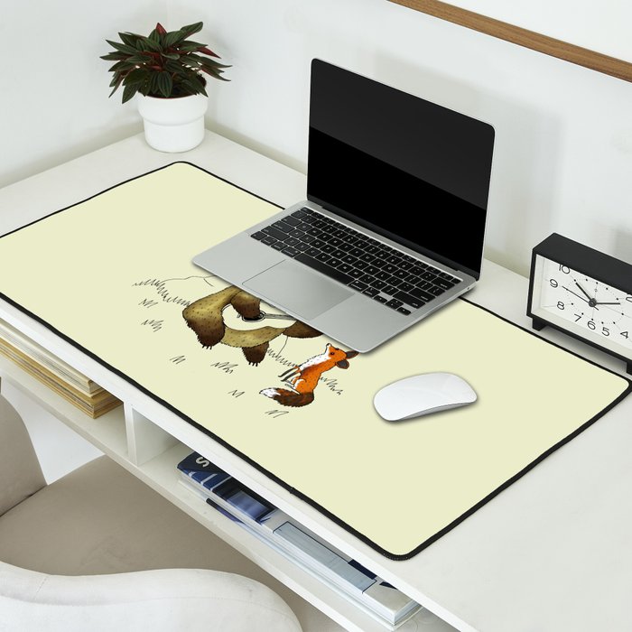 Bear & Fox Desk Mat Gallery Image 2