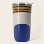 Blue Circle #1 Travel Mug Gallery Image 1