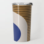 Blue Circle #1 Travel Mug Gallery Image 2