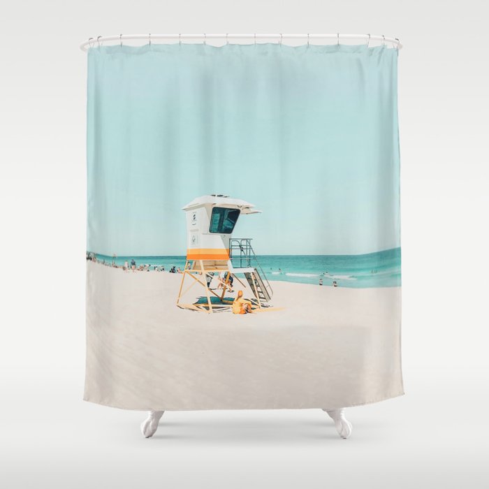 Aussie lifeguard Shower Curtain Gallery Image 1