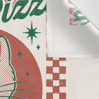 Cats and Pizza Wall Tapestry Gallery Image 3