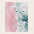 Aerial Ocean Print - Beach - Pink Sand - Wave - Original Sea of Love - Travel Photography  Poster Gallery Image 4