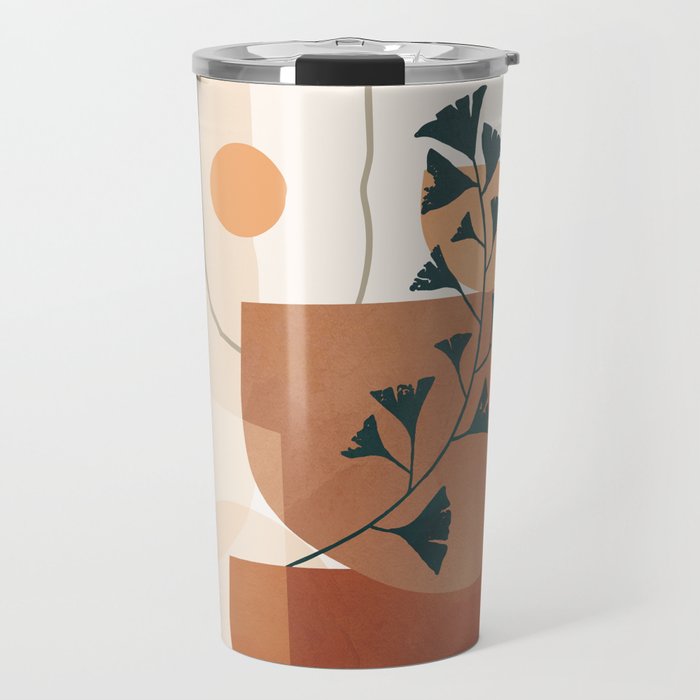 Modern Shapes Design 12 Travel Mug Gallery Image 1