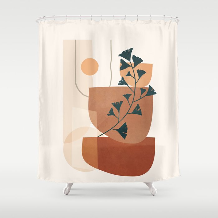 Modern Shapes Design 12 Shower Curtain Gallery Image 1