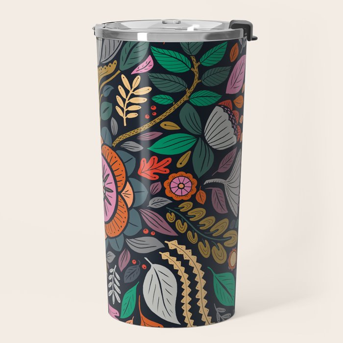 In Bloom | Navy Travel Mug Gallery Image 2