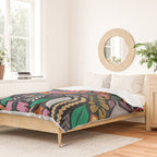 In Bloom | Navy Duvet Cover Gallery Image 2