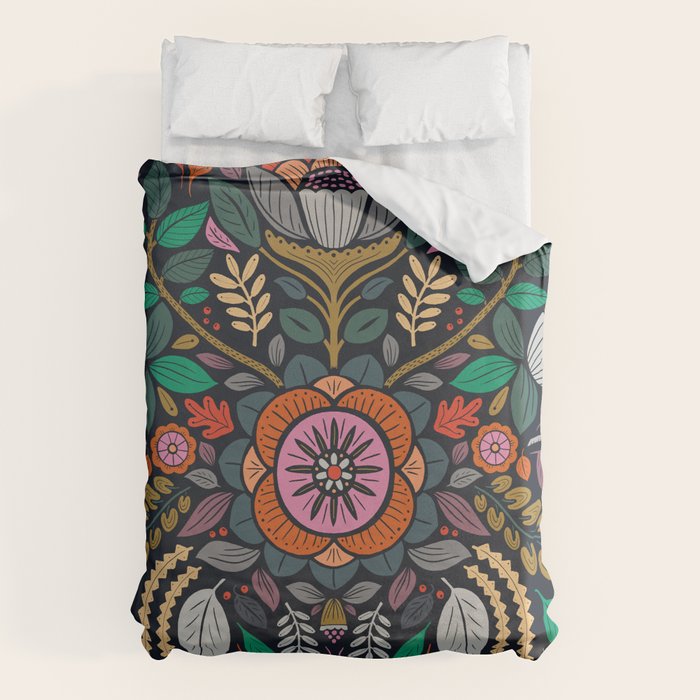 In Bloom | Navy Duvet Cover Gallery Image 6