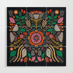 In Bloom | Navy Wood Wall Art Gallery Image 1