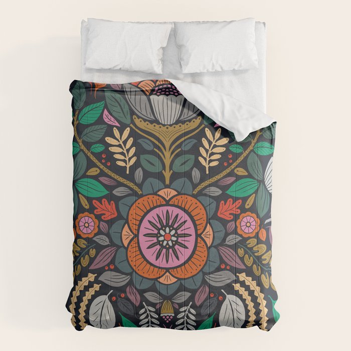 In Bloom | Navy Comforter Gallery Image 6