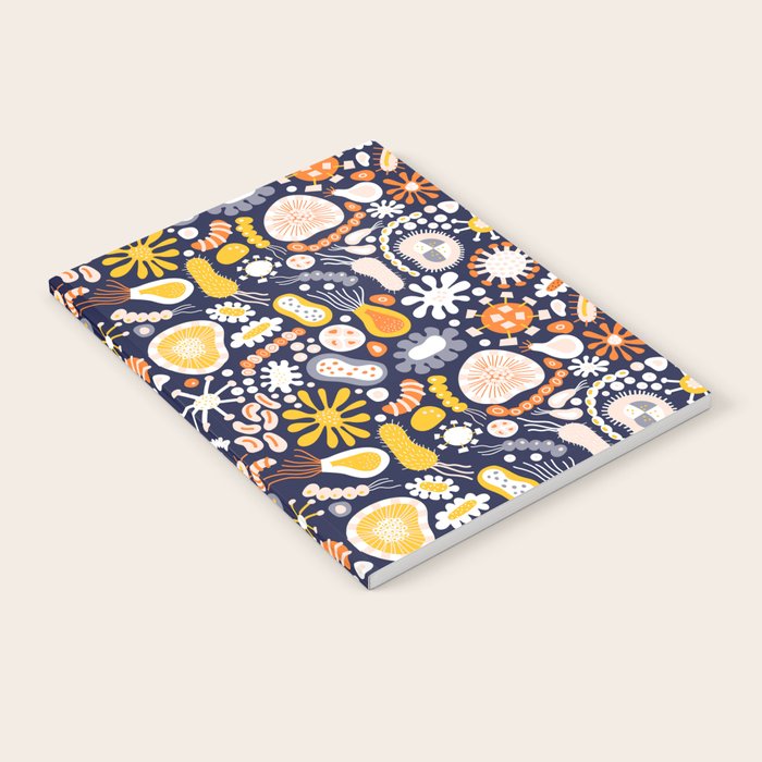 Microscopic Abstract Shapes Notebook Gallery Image 1