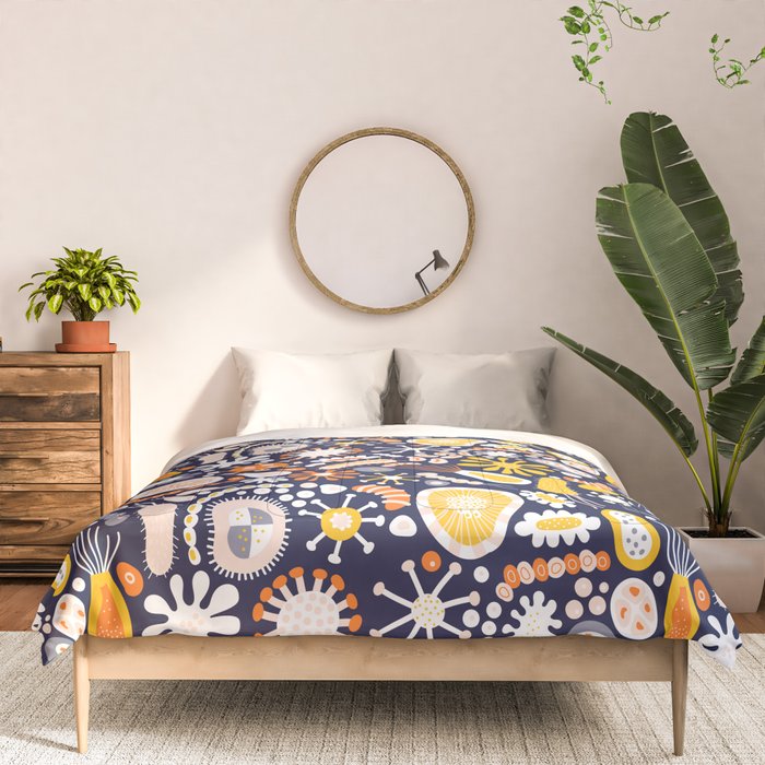 Microscopic Abstract Shapes Comforter Gallery Image 3