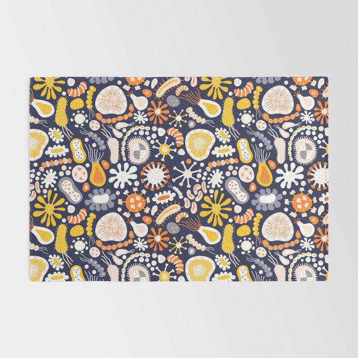 Microscopic Abstract Shapes Rug Gallery Image 2