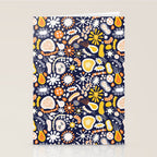 Microscopic Abstract Shapes Stationery Card Gallery Image 2