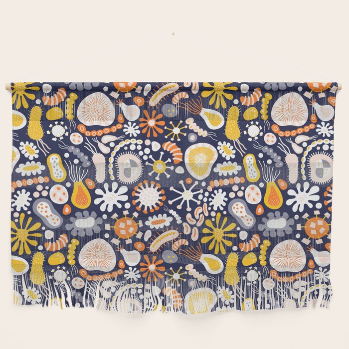 Microscopic Abstract Shapes Wall Hanging Gallery Image 1