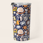 Microscopic Abstract Shapes Travel Mug Gallery Image 3