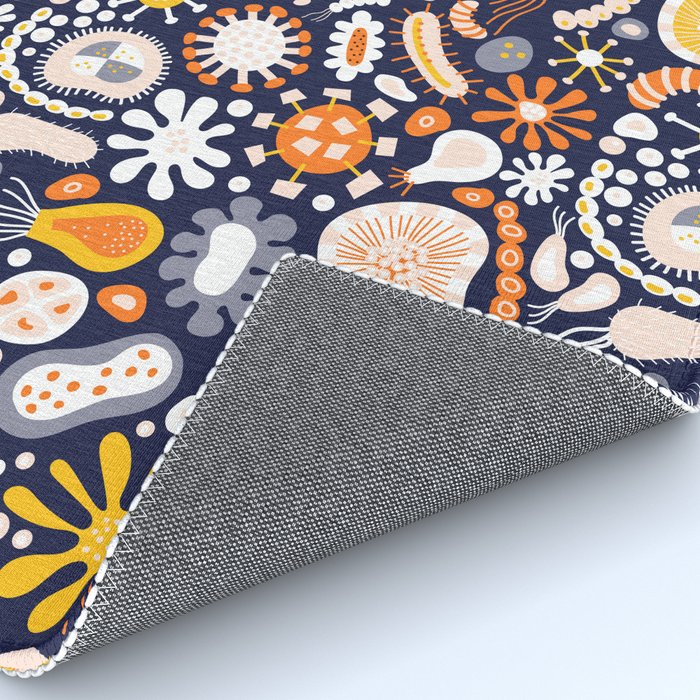 Microscopic Abstract Shapes Rug Gallery Image 4