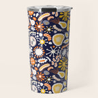 Microscopic Abstract Shapes Travel Mug Gallery Image 1