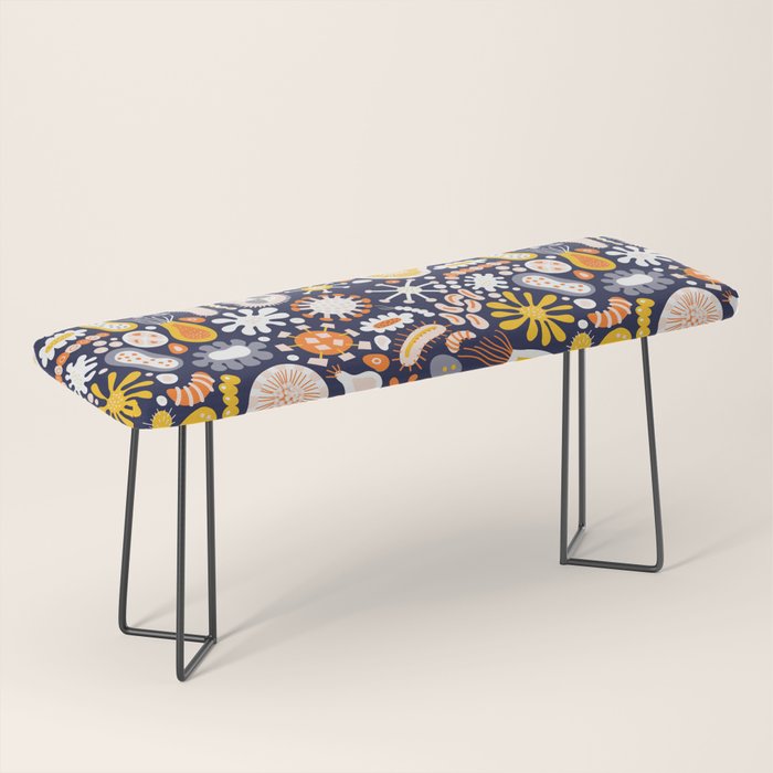 Microscopic Abstract Shapes Bench Gallery Image 1