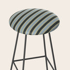 Vintage Cottage Stripes Cozy Eclectic Pattern Stool Gallery Image 2