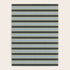Vintage Cottage Stripes Cozy Eclectic Pattern Poster Gallery Image 4